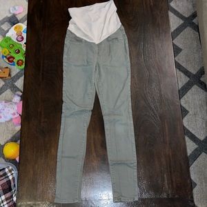 Song Maternity Jeans- Olive